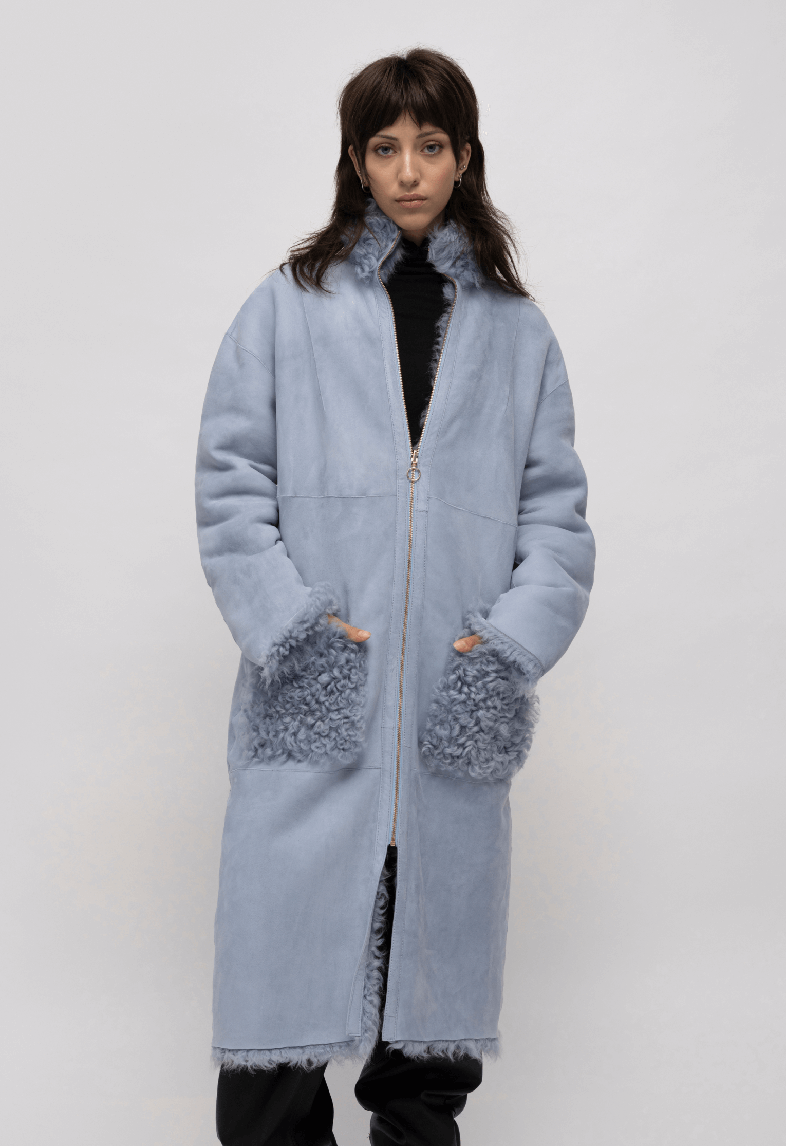 INUIKII Shearling Coat