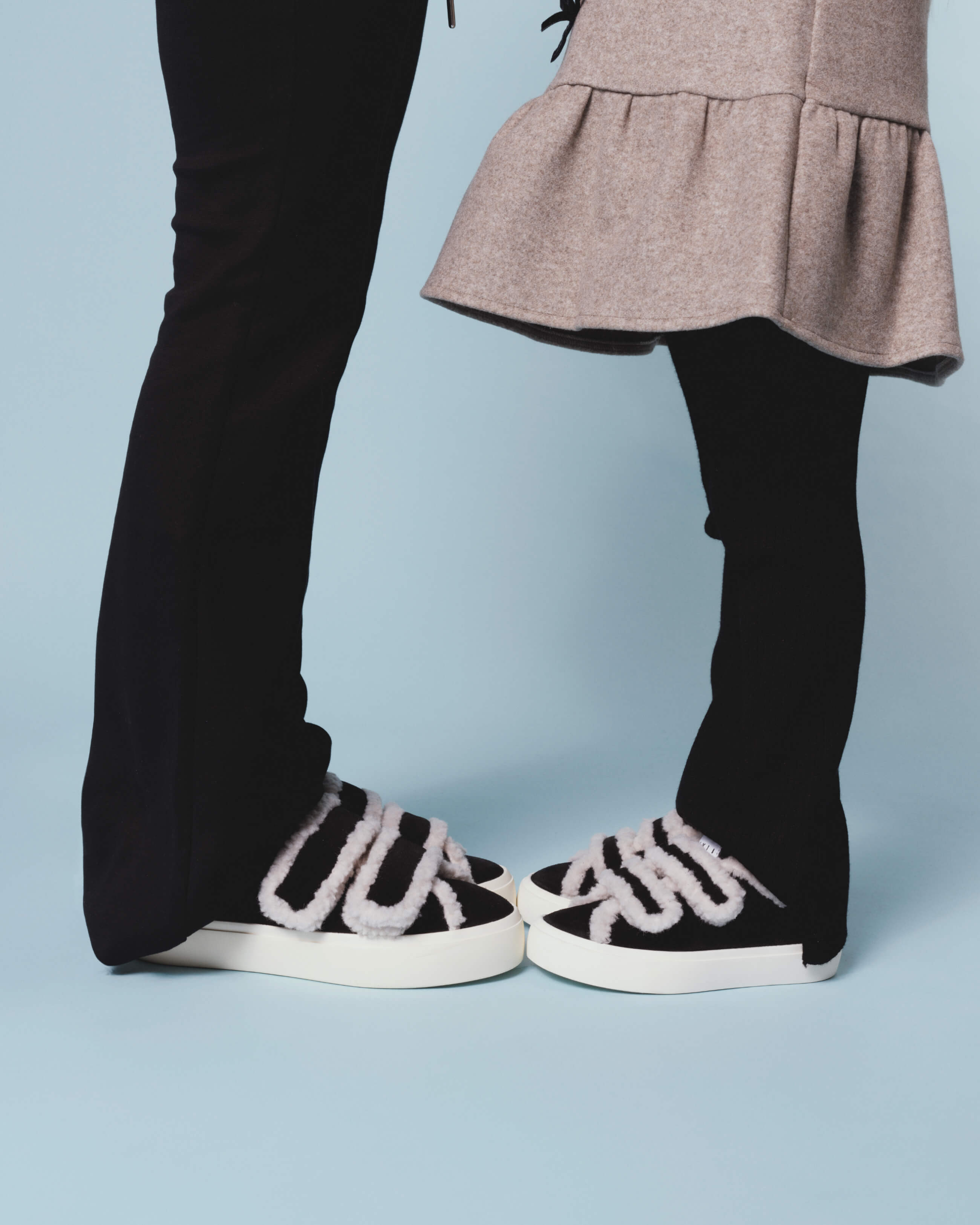 Shearling Low Velcro Kids