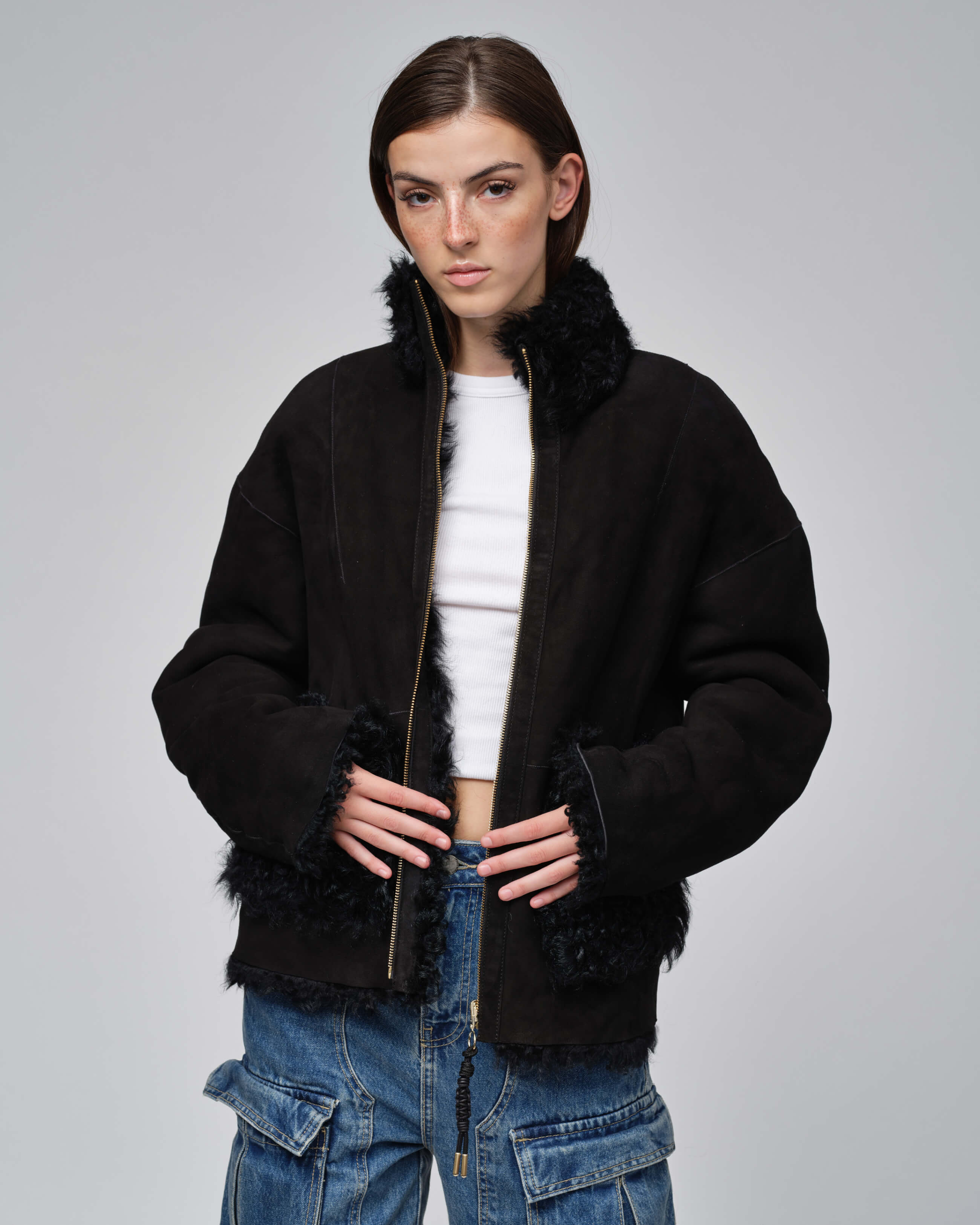 INUIKII Shearling Jacke