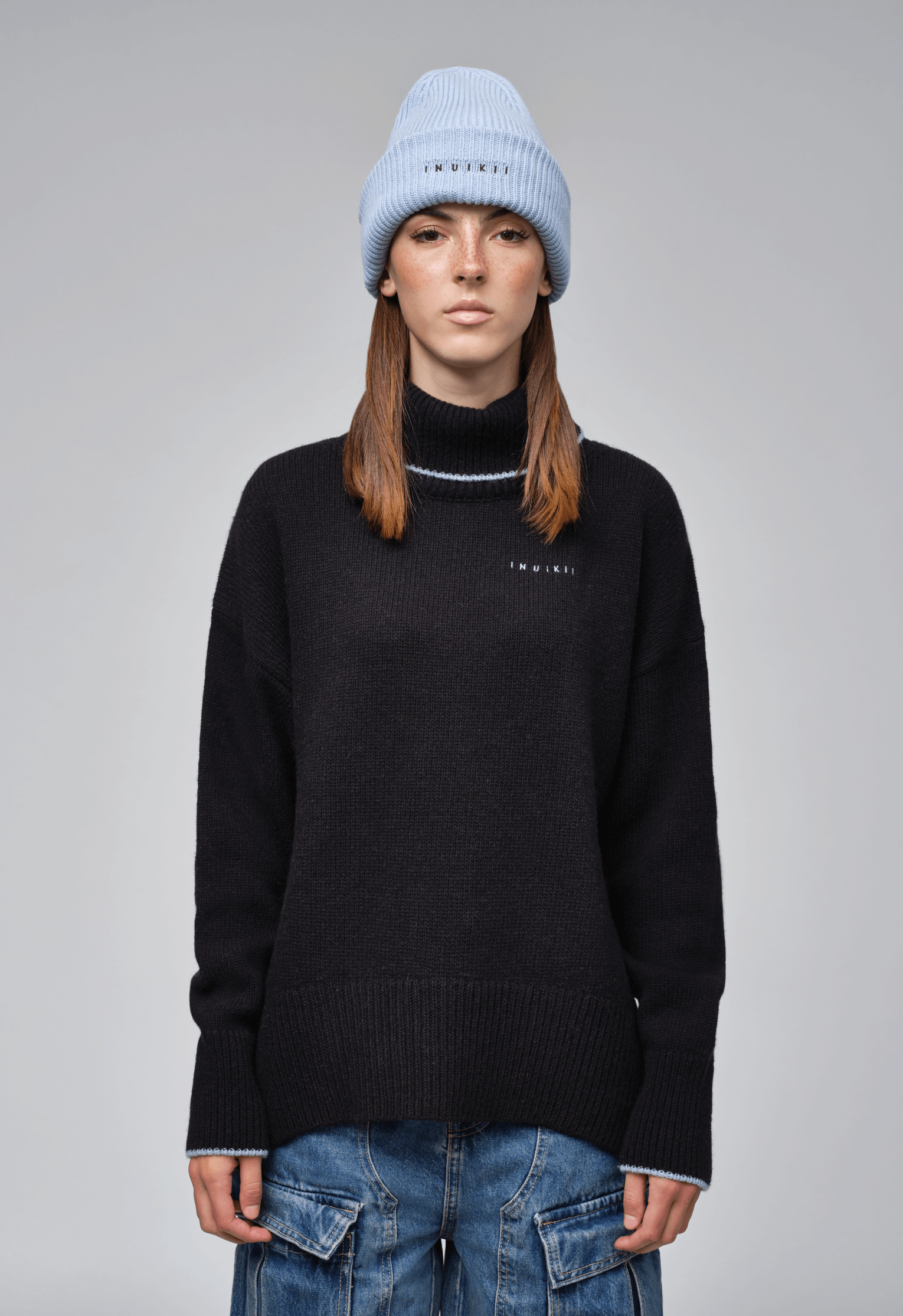 High Neck Strickpullover