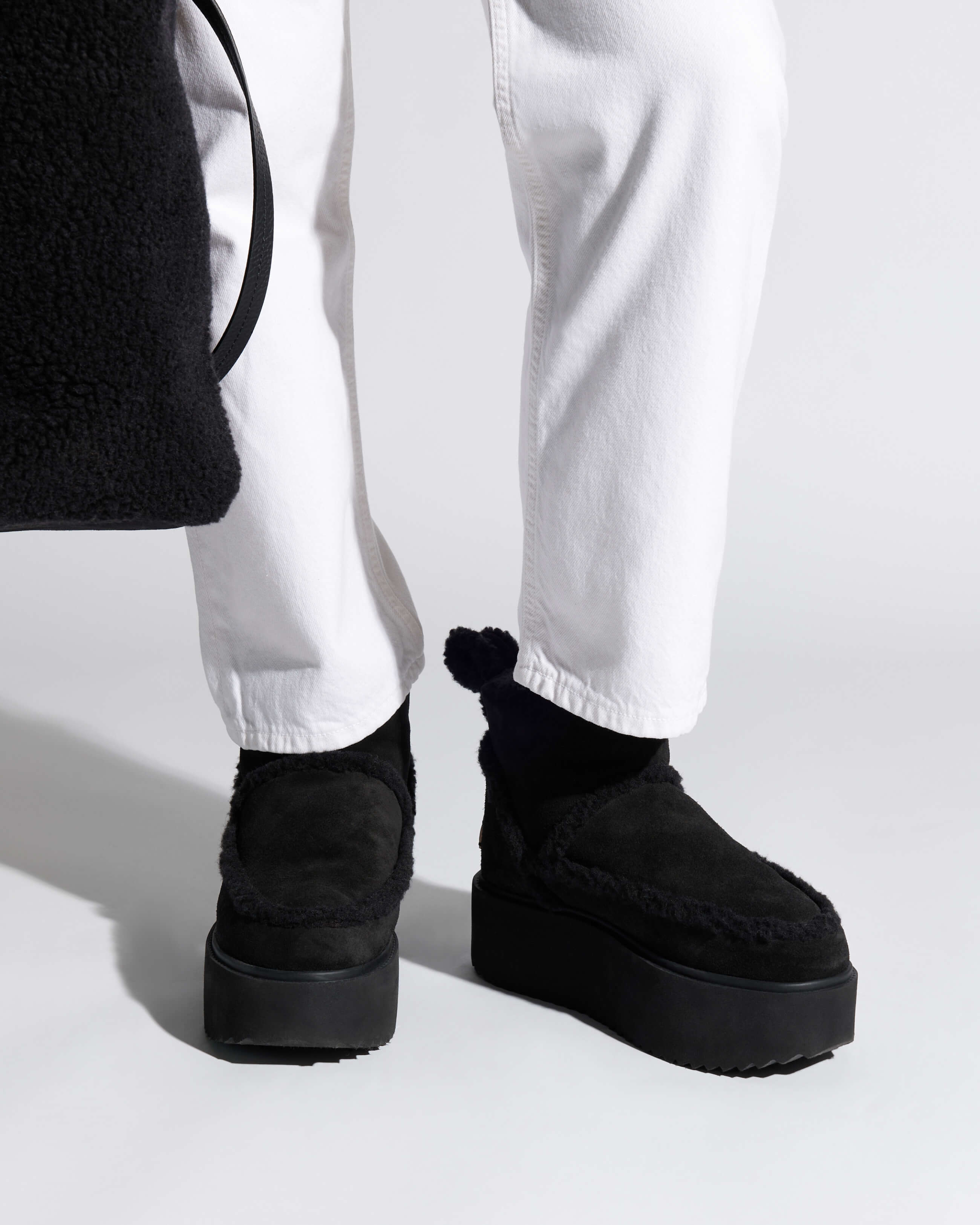 INUIKII x COCCINELLE Classic Low Shearling