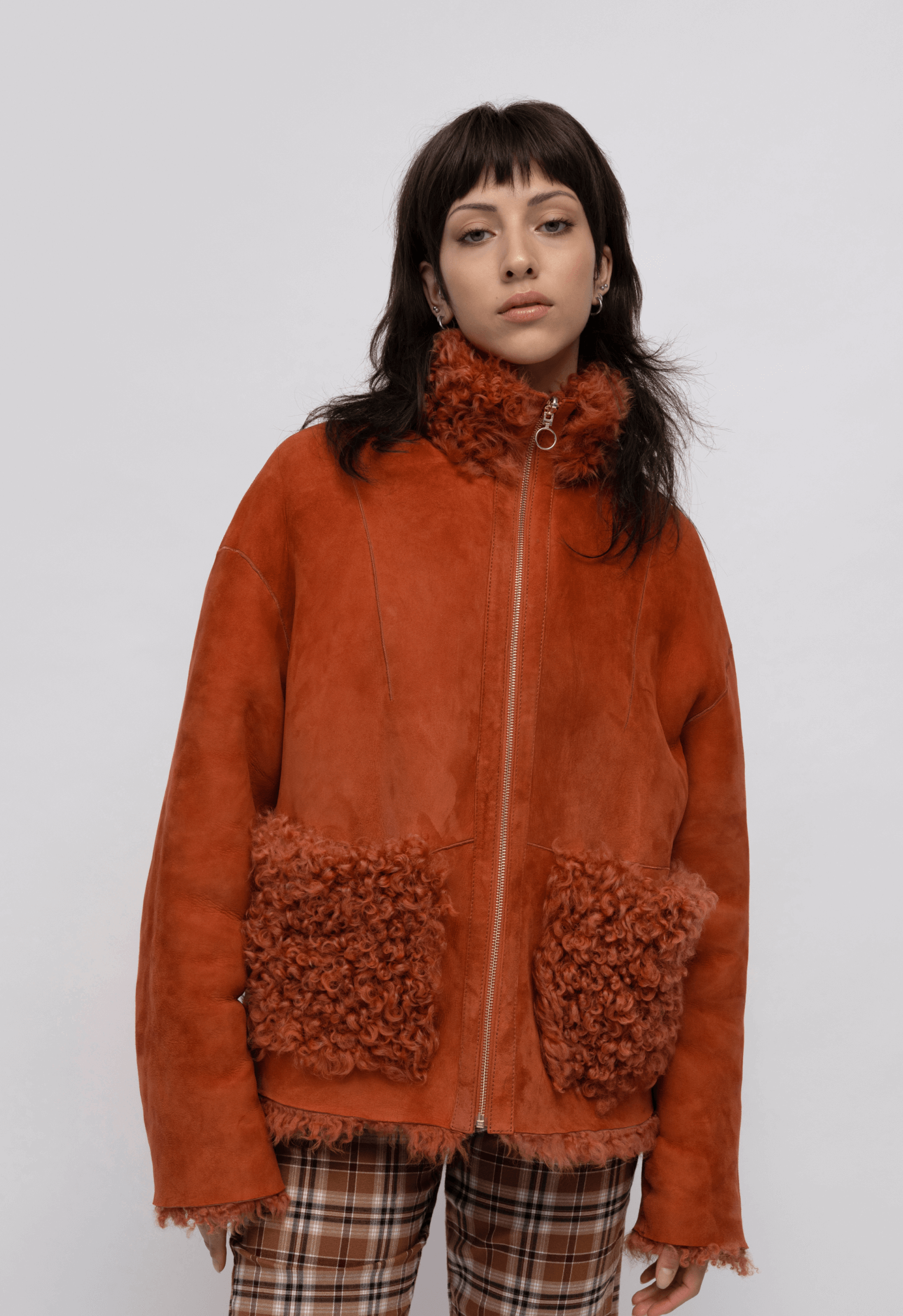 INUIKII Shearling Jacke