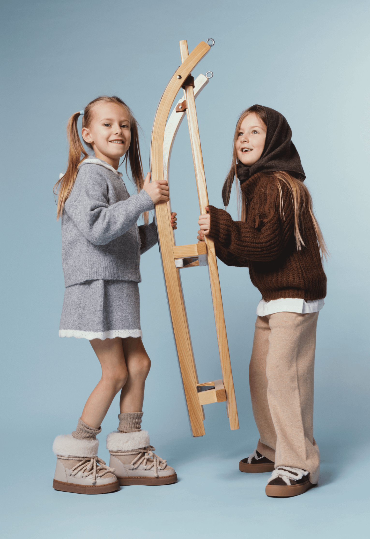 Shearling Low Velcro Kids