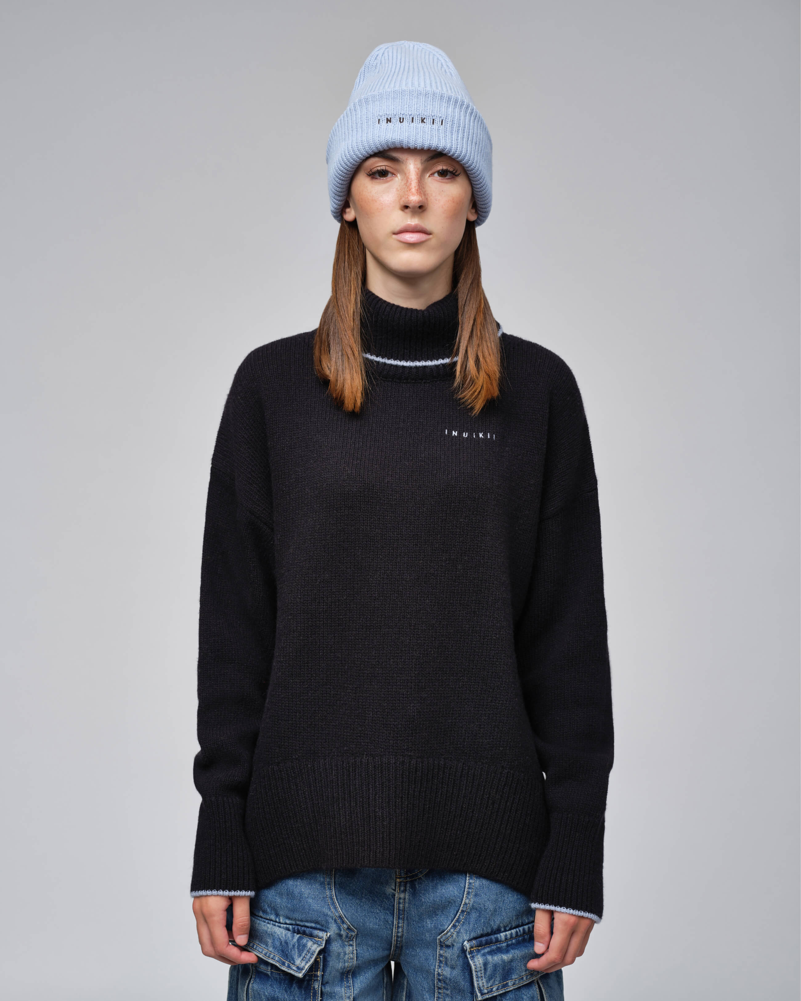 High Neck Strickpullover