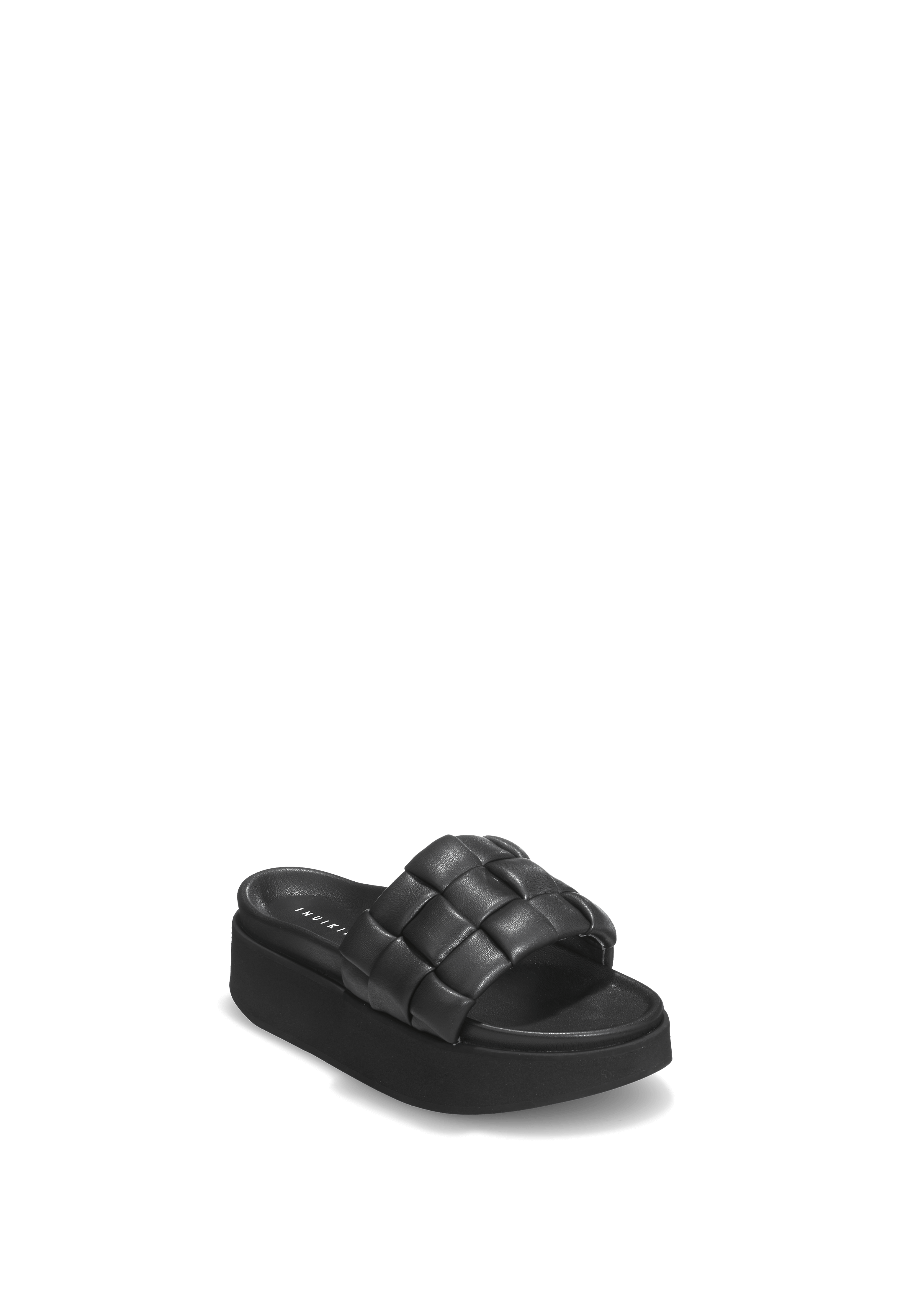 Platform Braided Leather