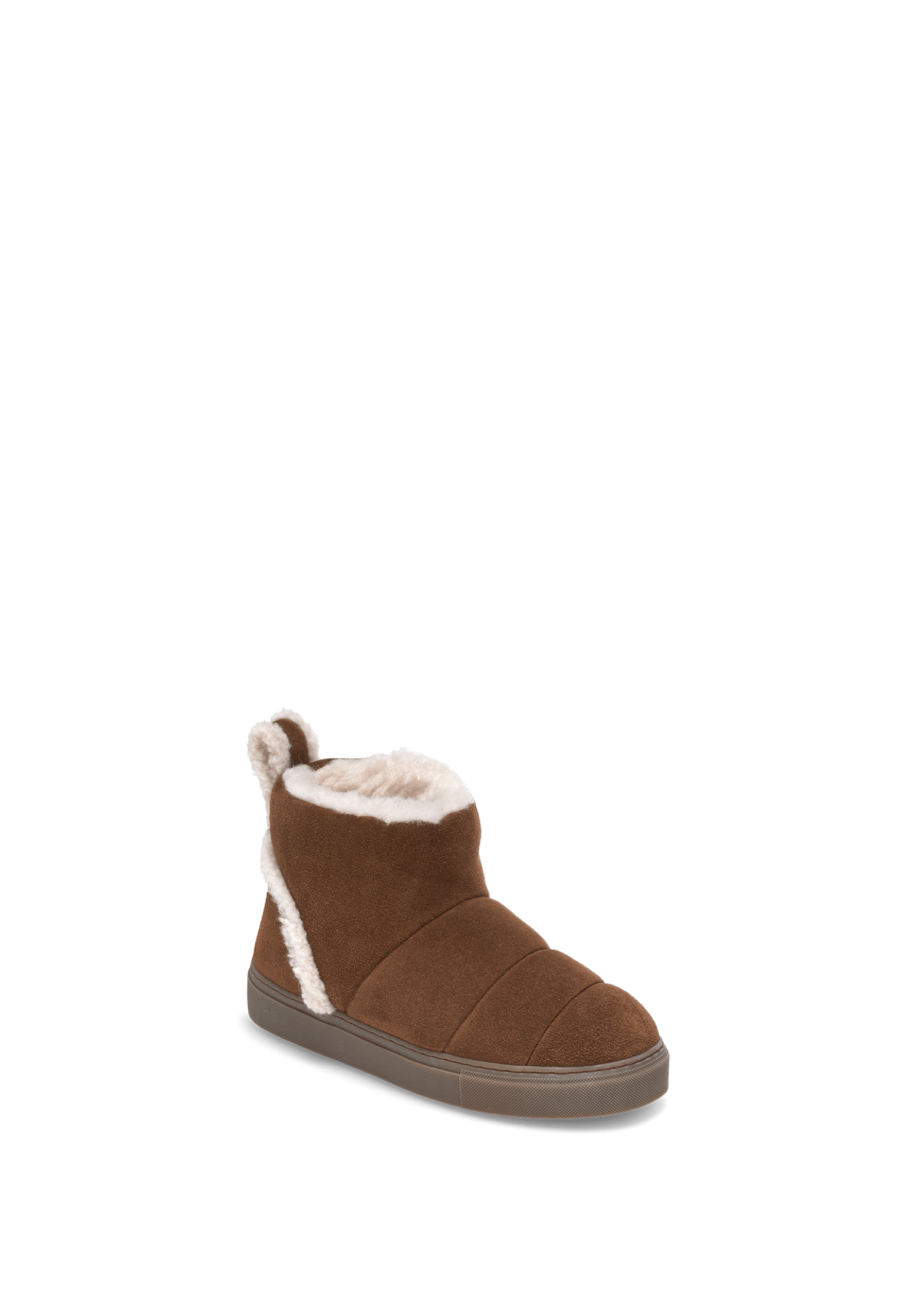 shearling slip on shoes