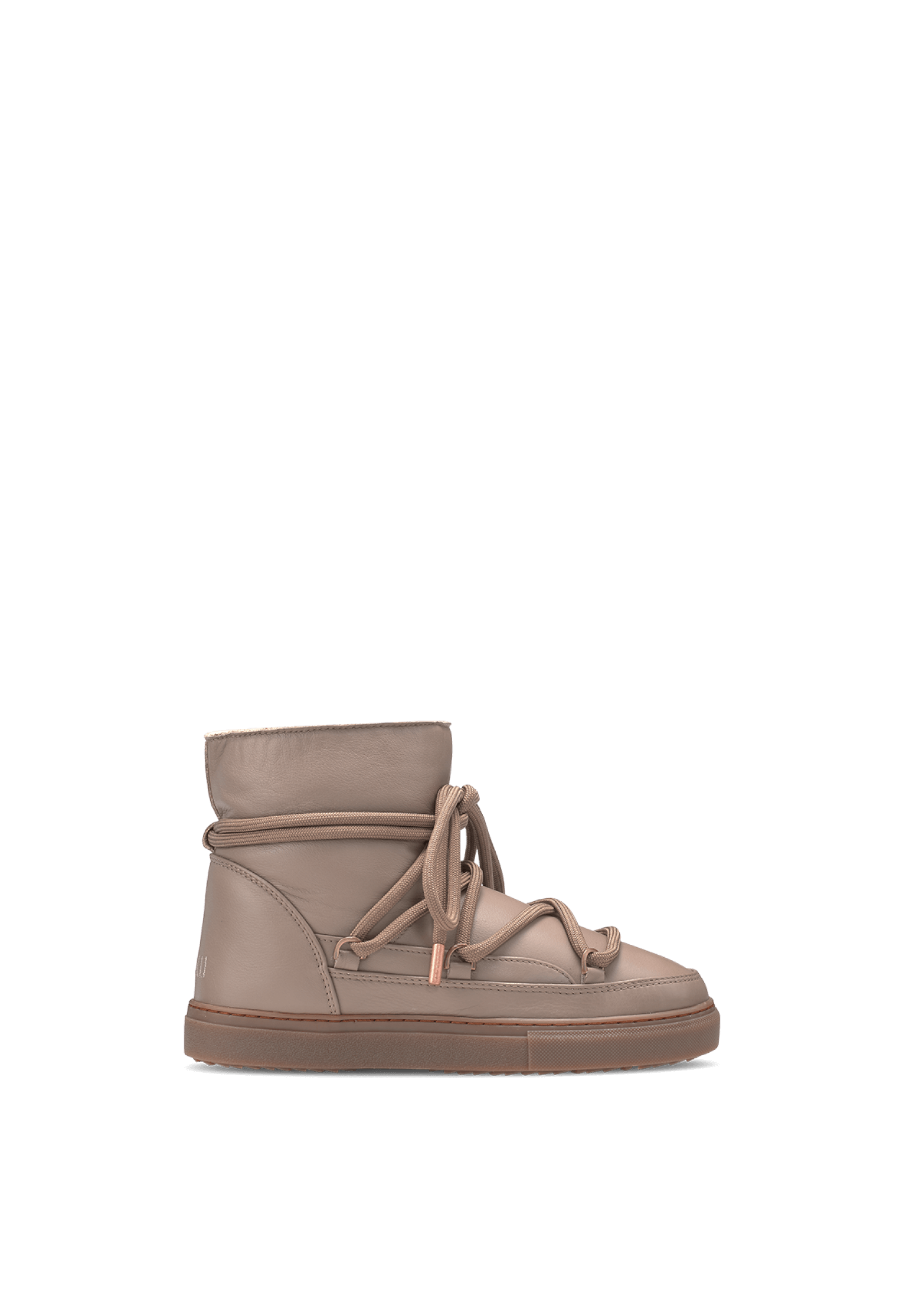 【Inuikii】メタリックスノーブーツ Sneaker Star Wedge metallic snow boots in silver - Inuikii