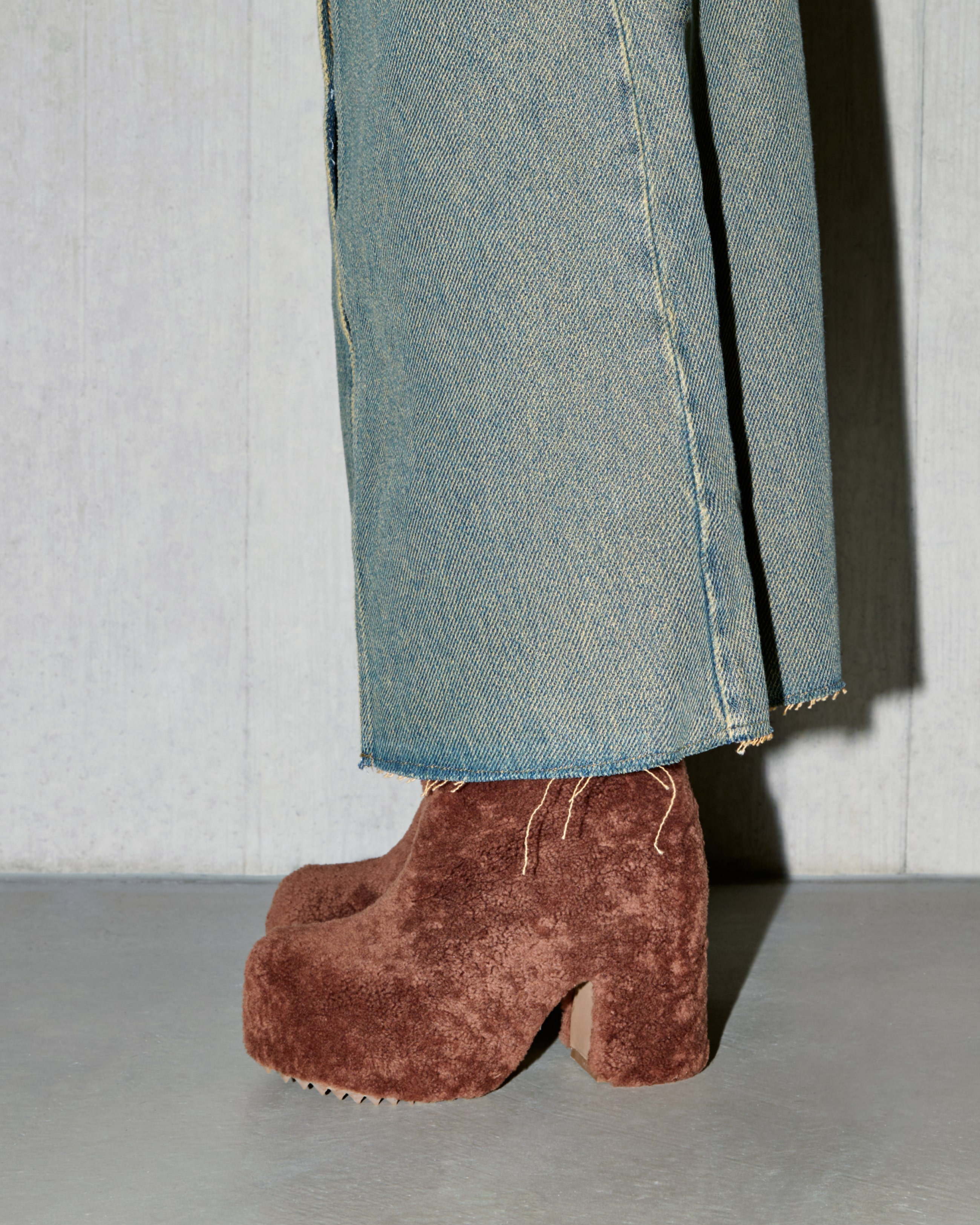 Shearling Heel