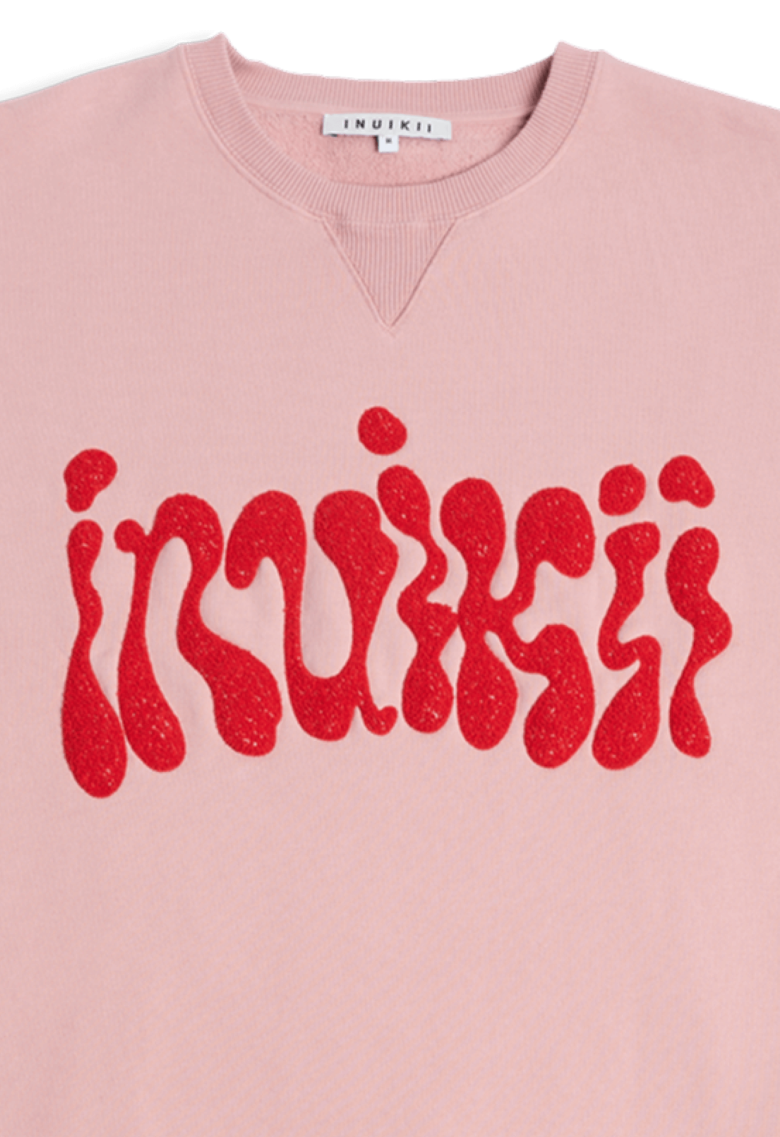 Oversized Flock Logo Sweatshirt