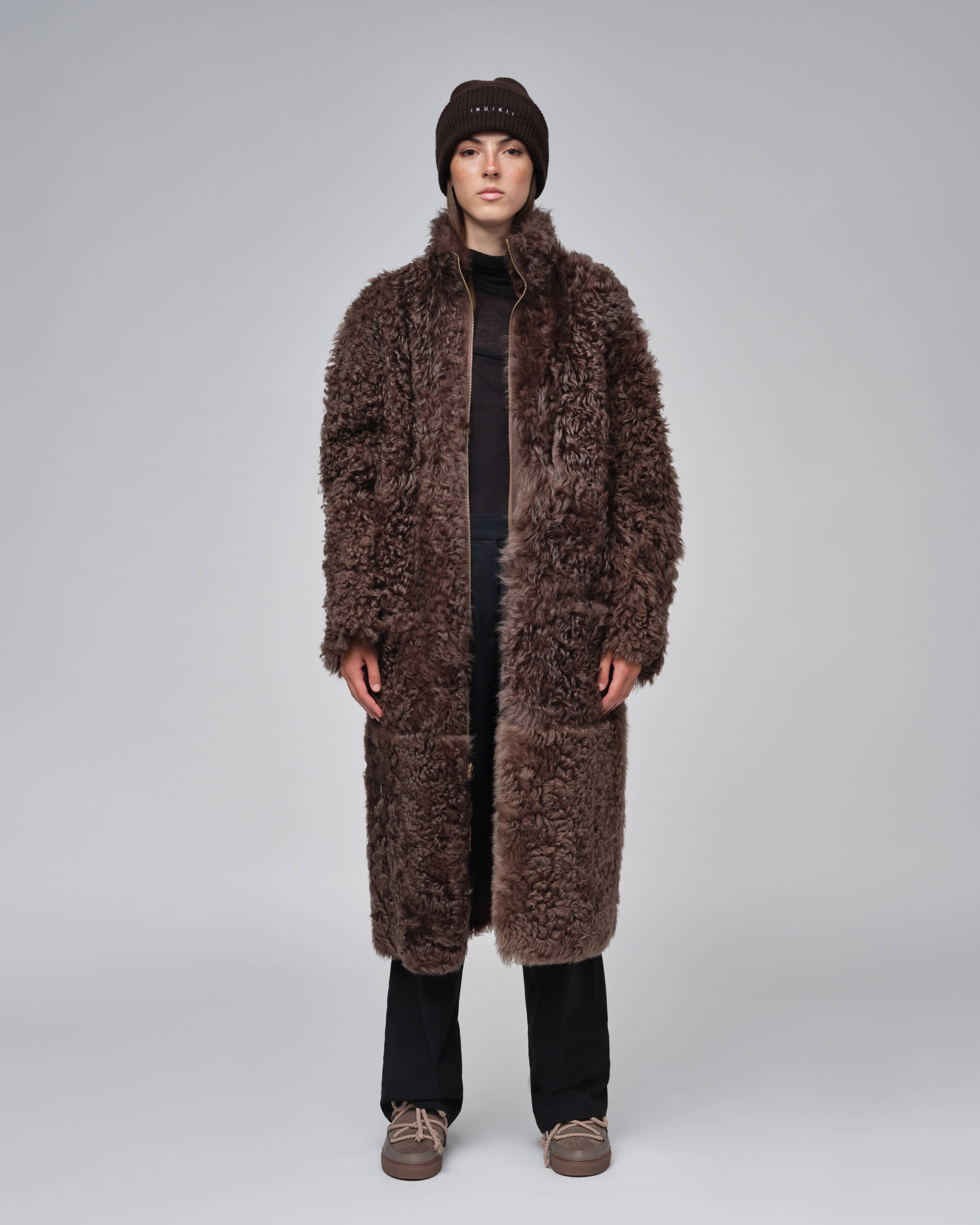 INUIKII Shearling Coat