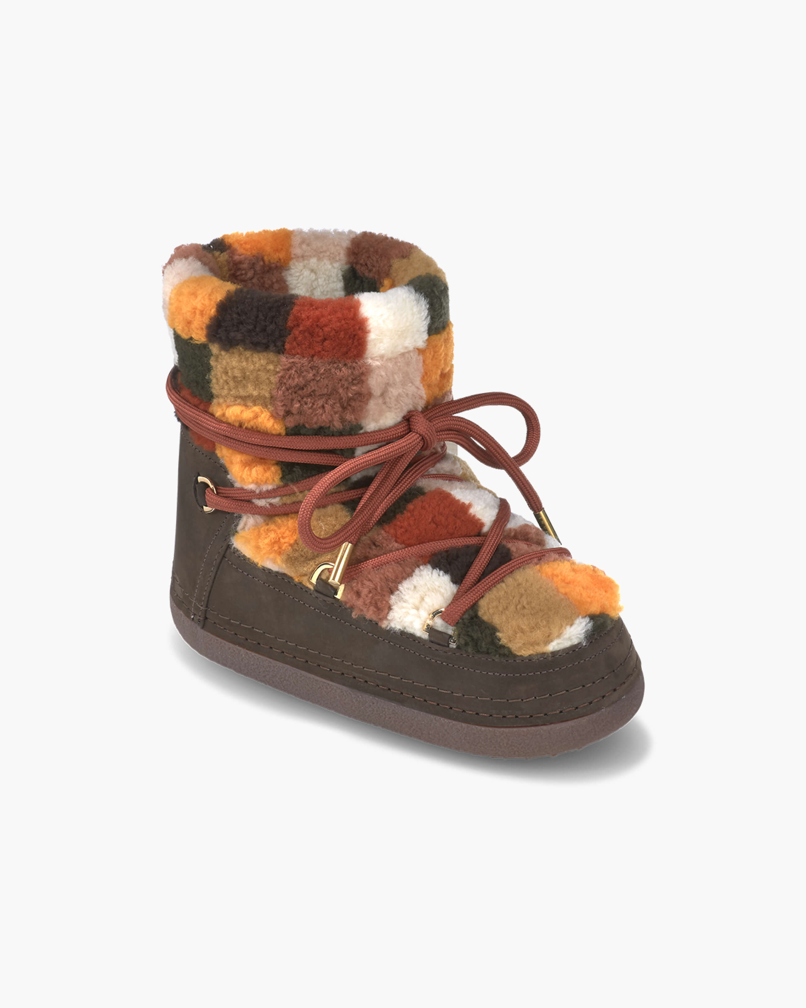 Shearling Patchwork Boot