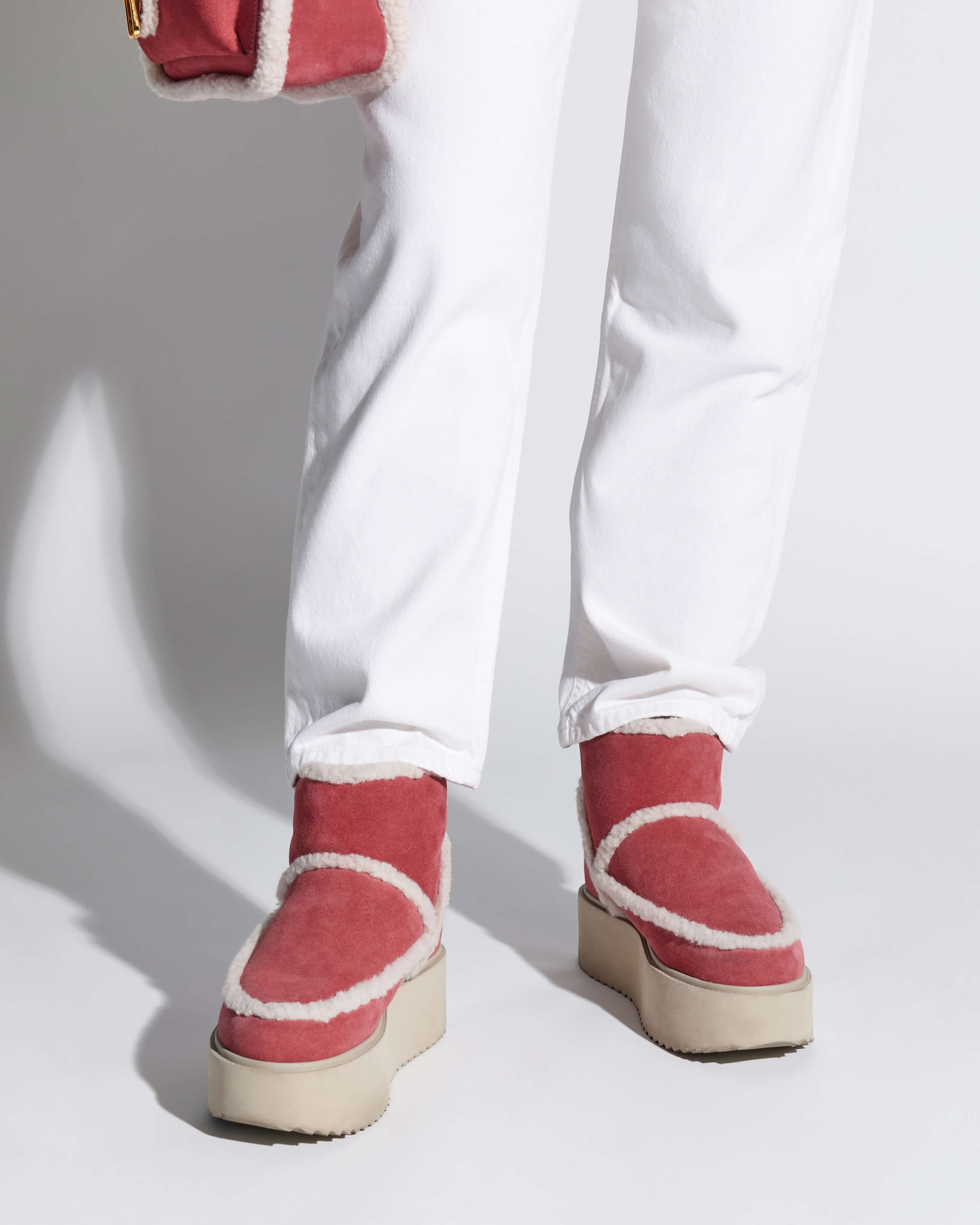 INUIKII x COCCINELLE Classic Low Shearling