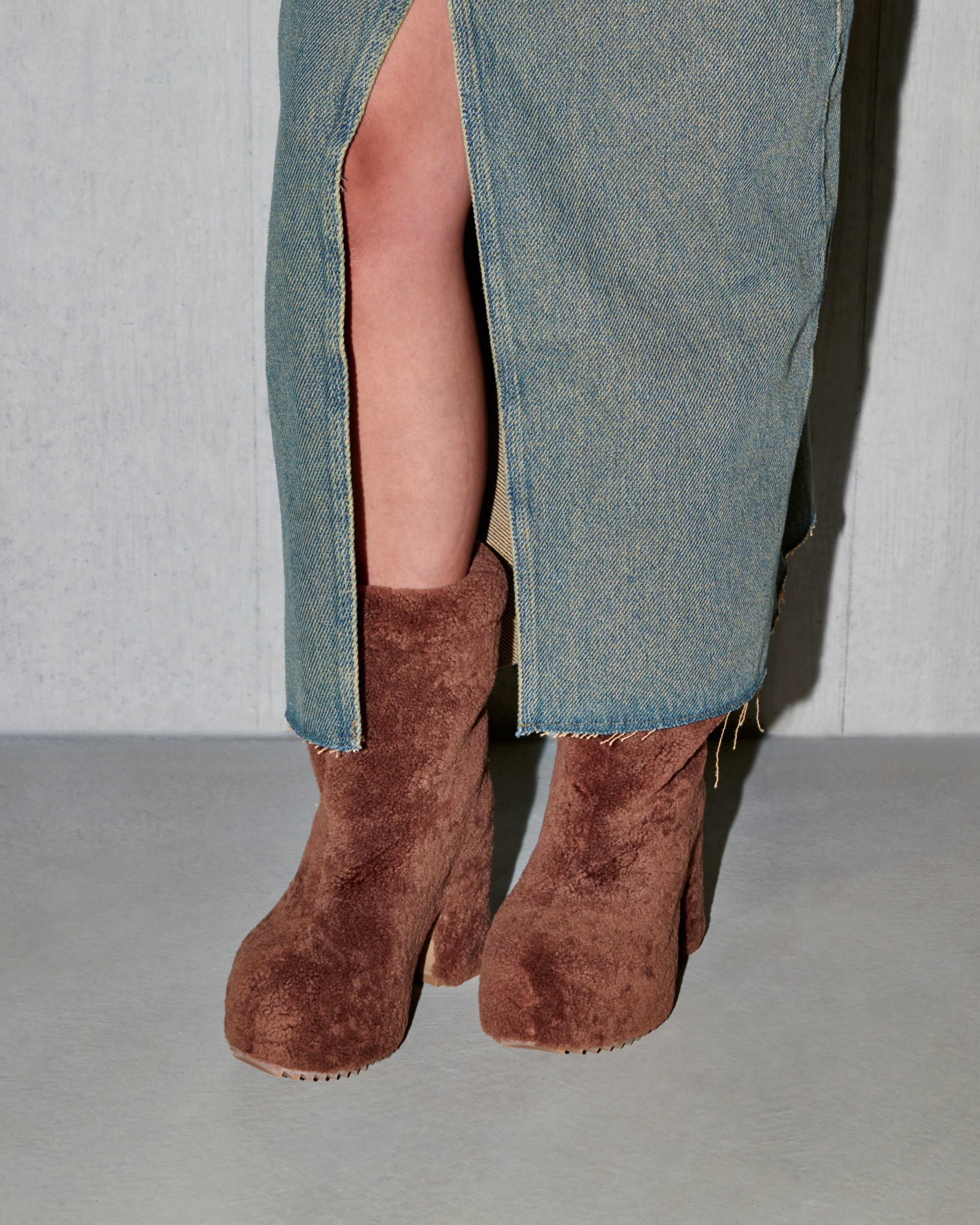 Shearling Heel