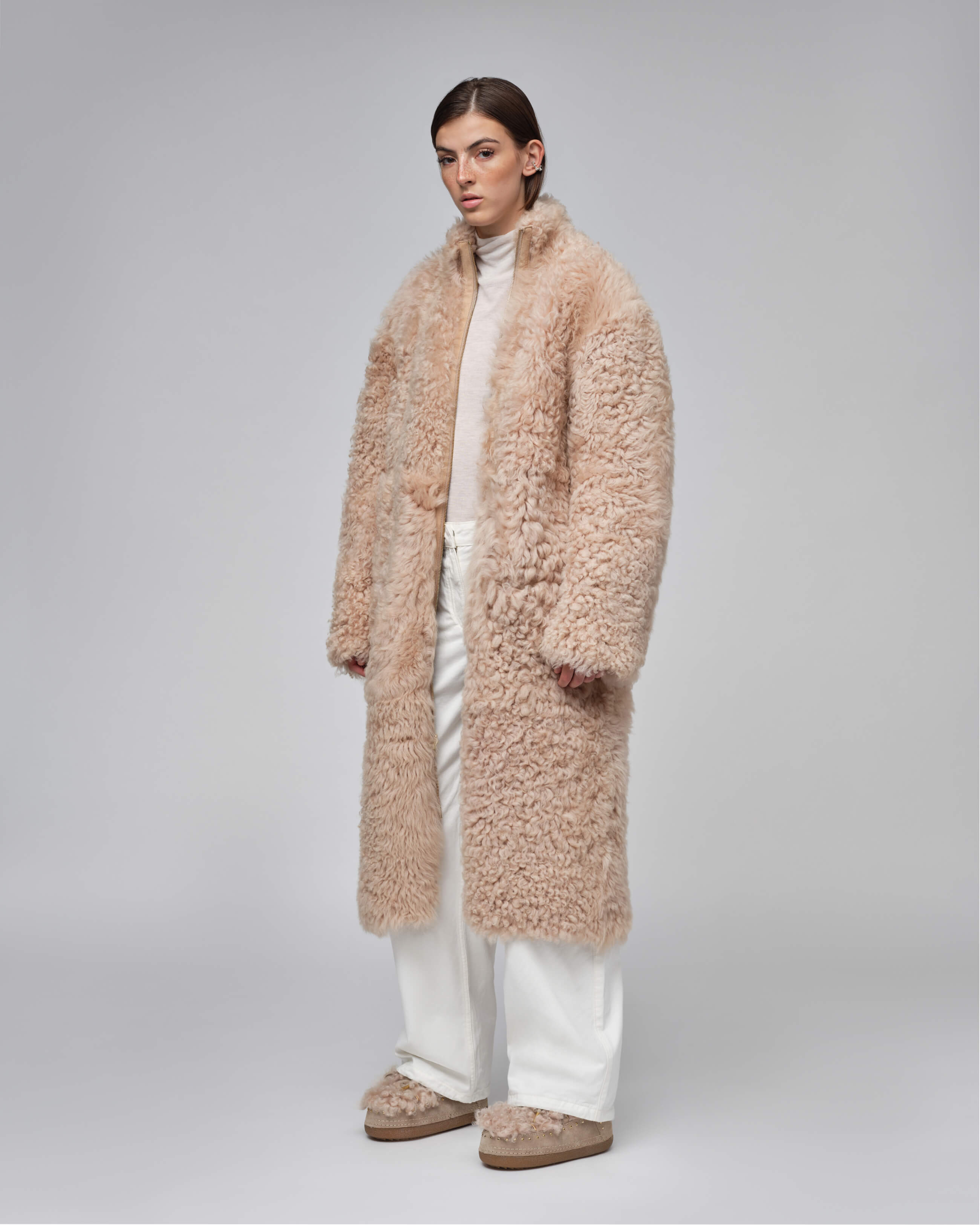 INUIKII Shearling Coat