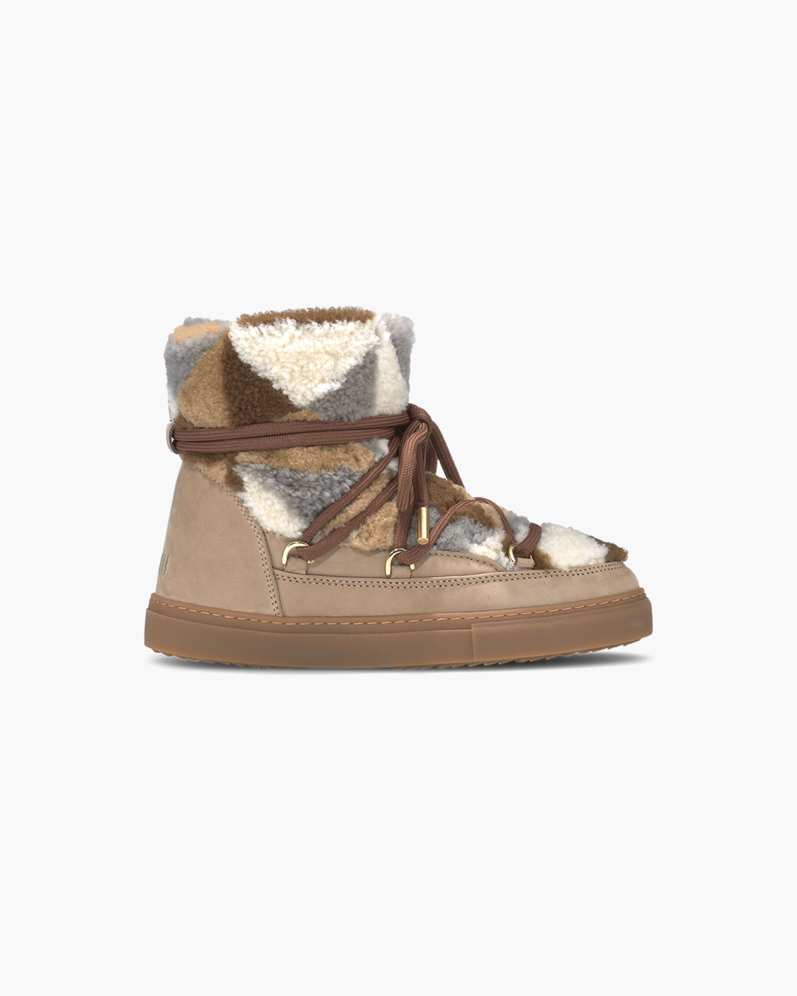 Shearling Patchwork Sneaker