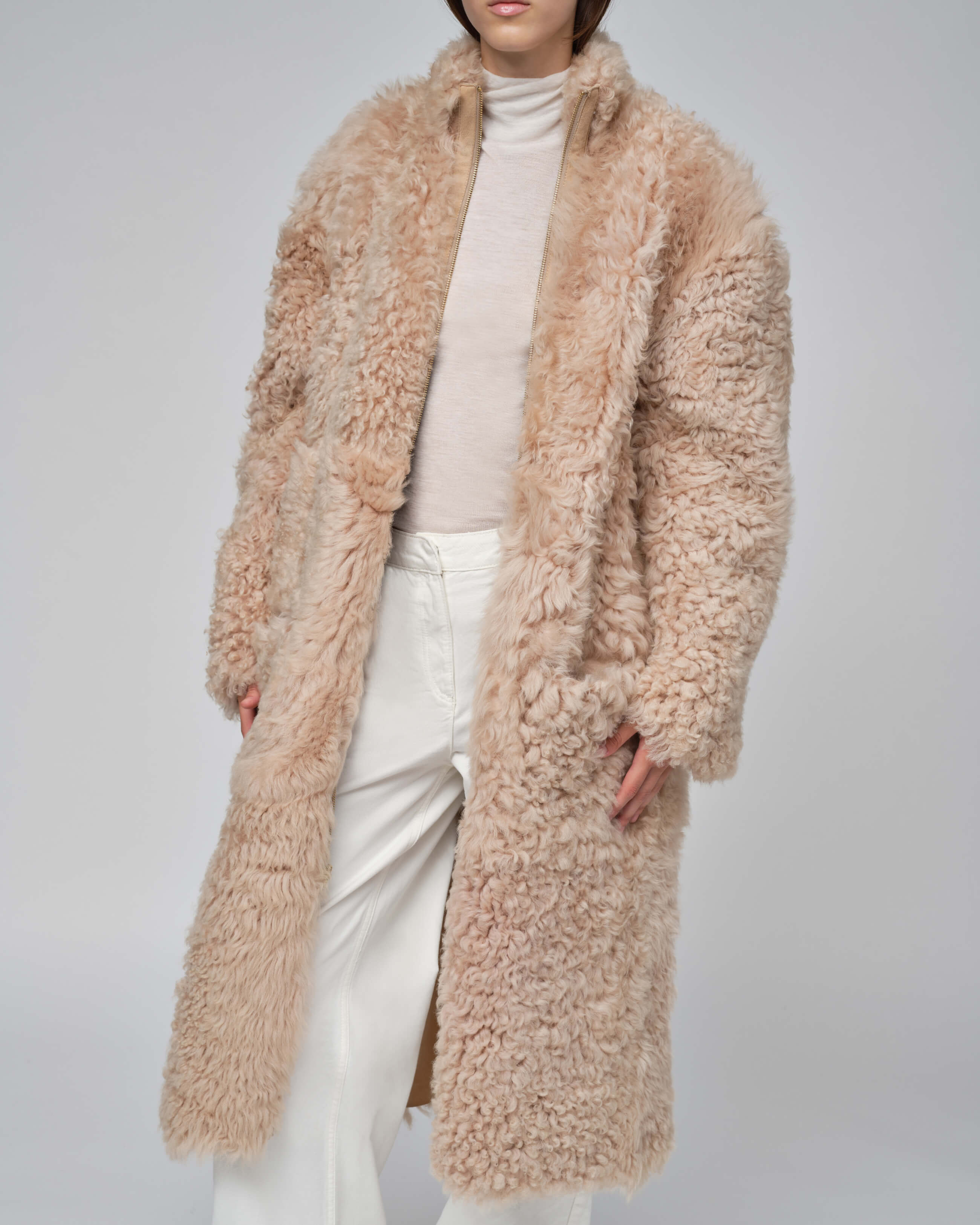 INUIKII Shearling Coat