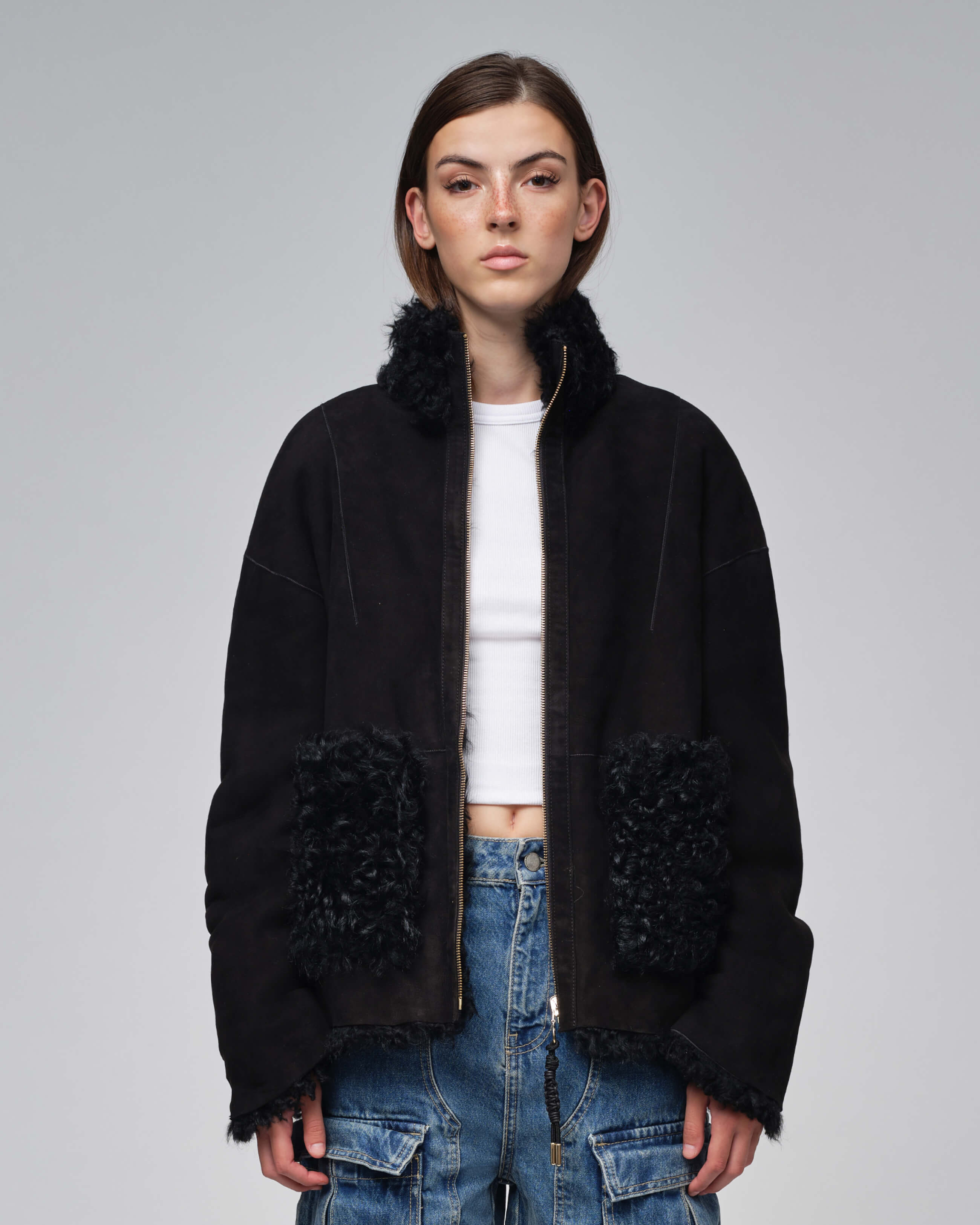 INUIKII Shearling Jacket