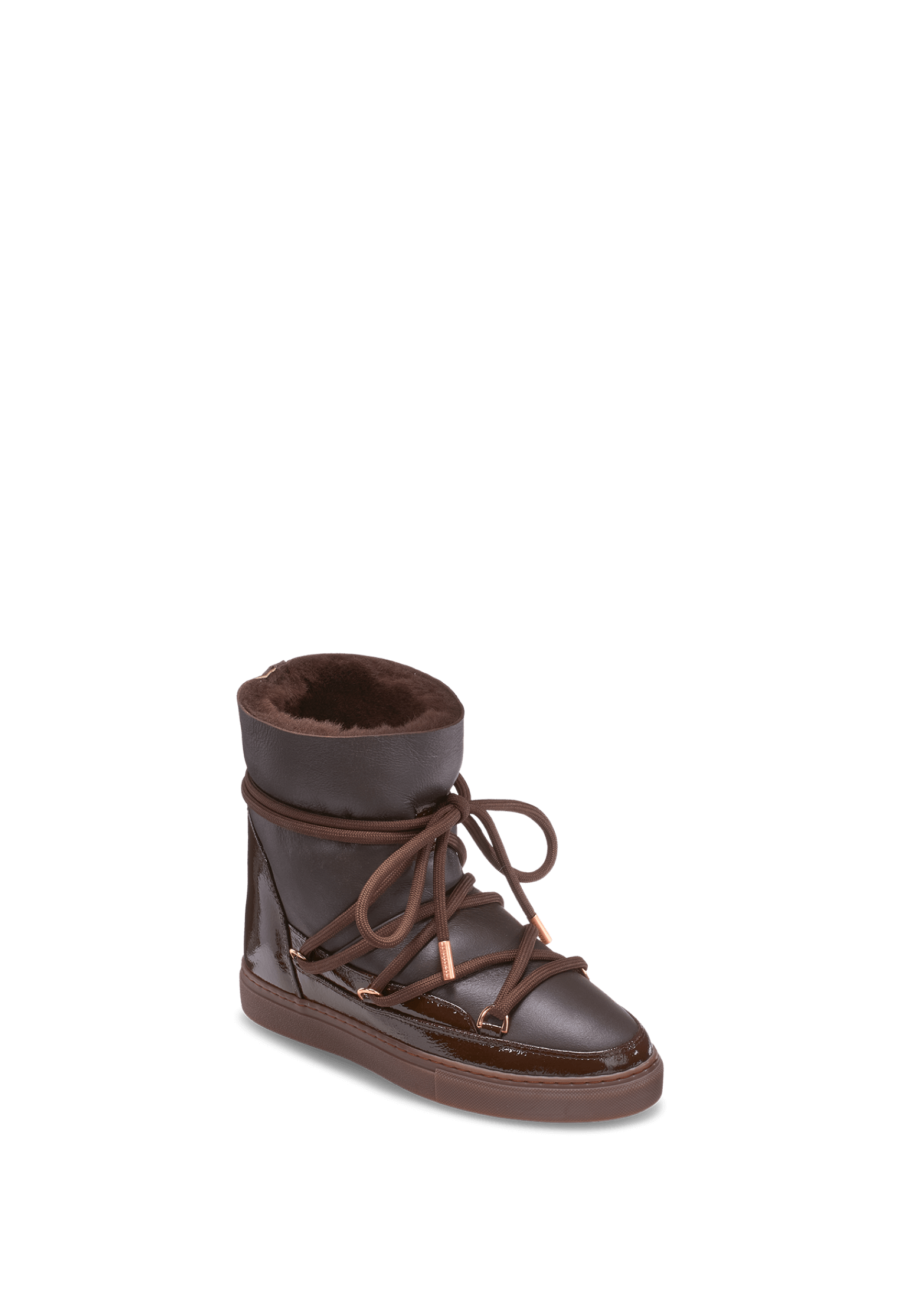 INUIKII イヌイキ クラシックウェッジレザースノーブーツ Winter Sneakers for Women