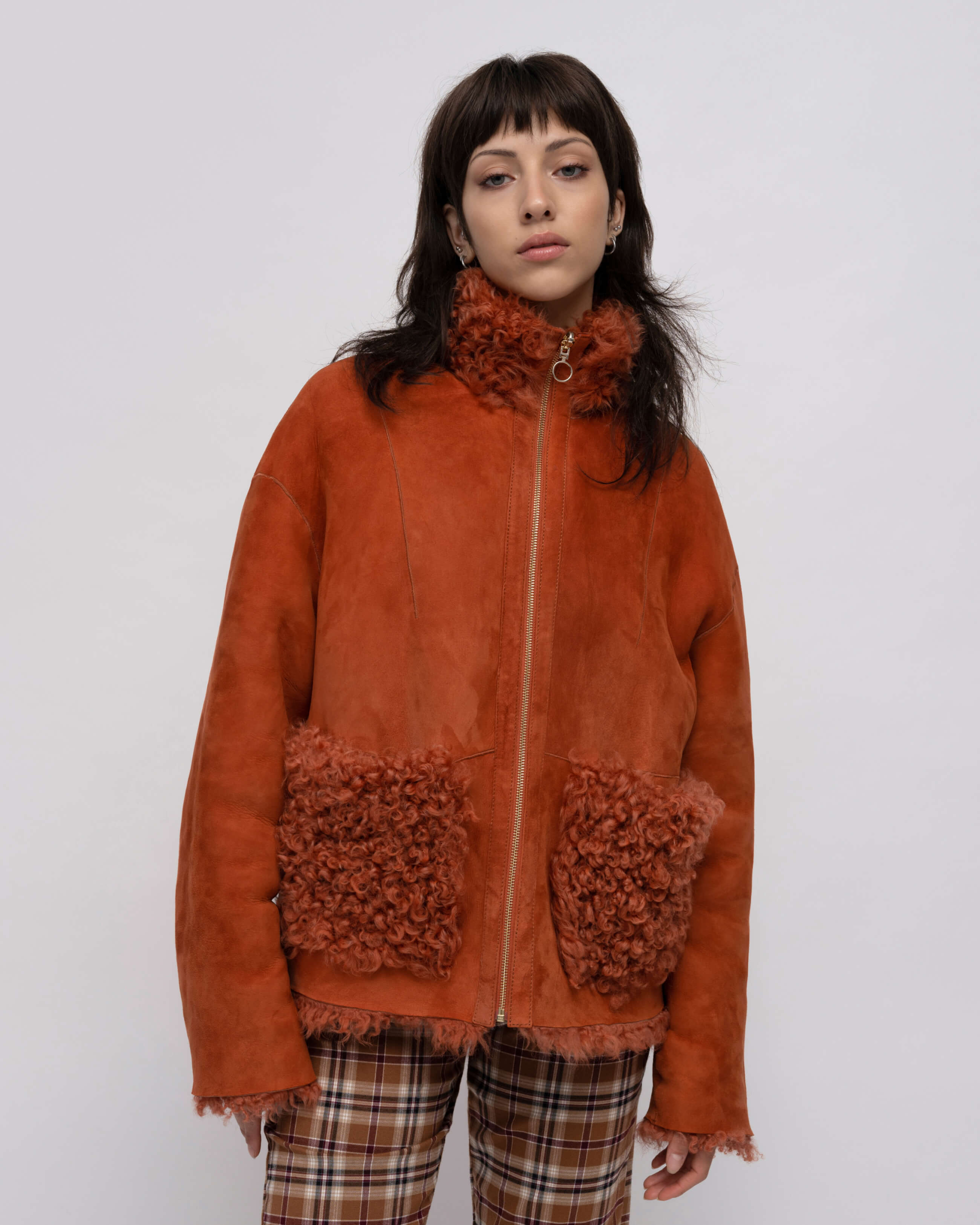 INUIKII Shearling Jacke