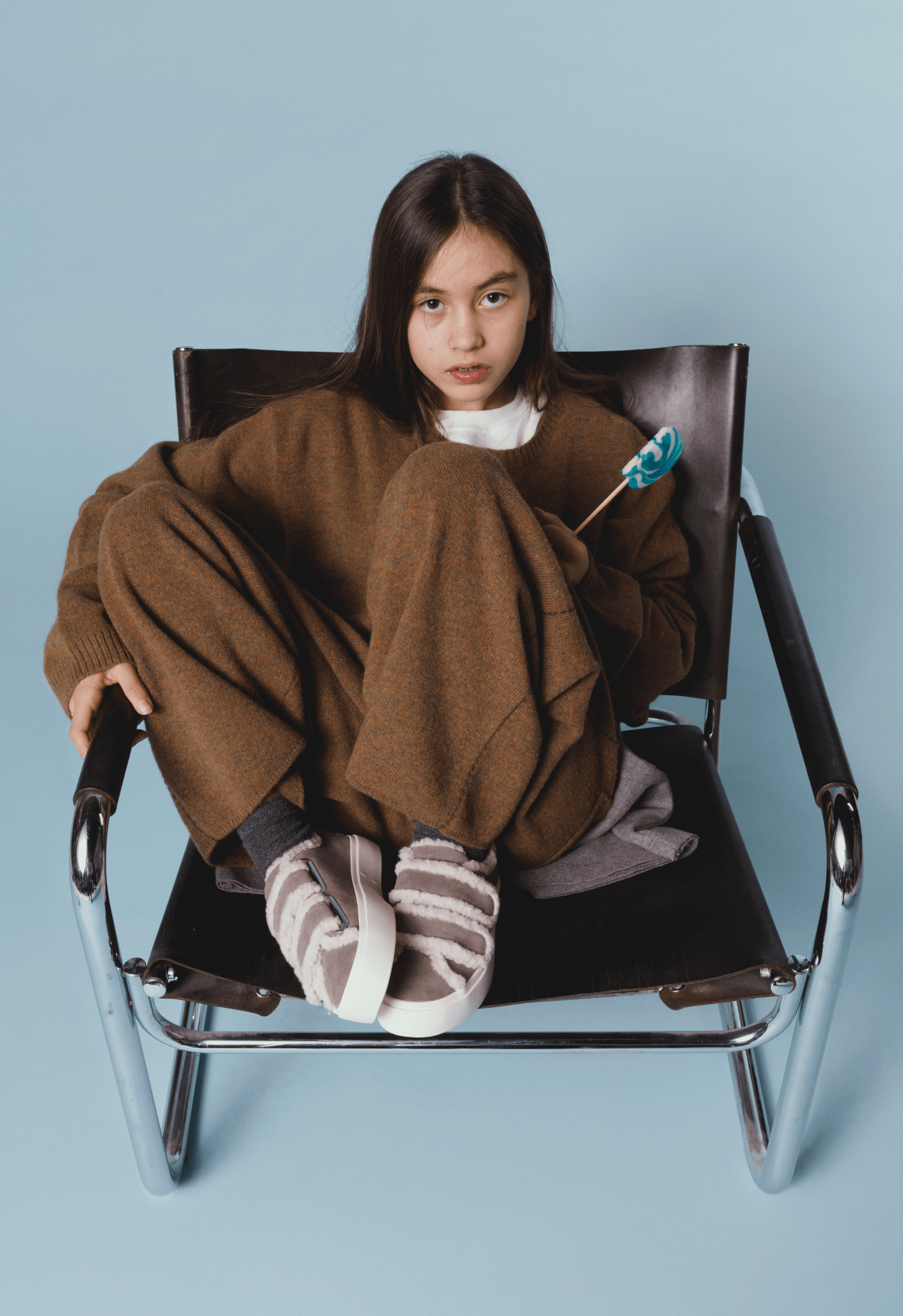 Shearling Low Velcro Kids