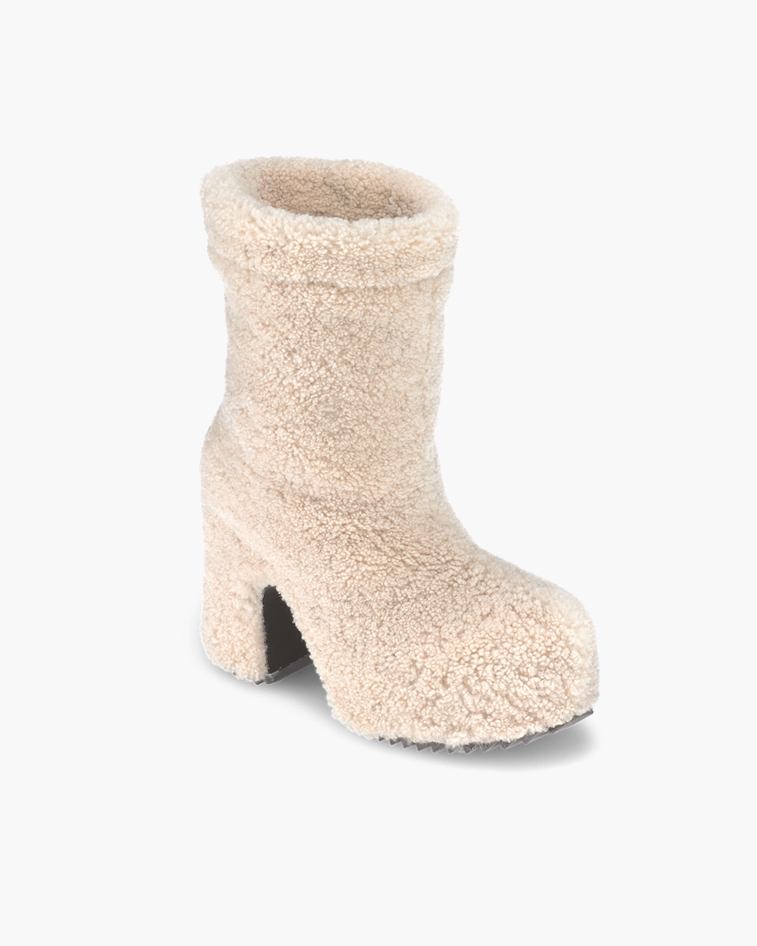 Shearling Heel