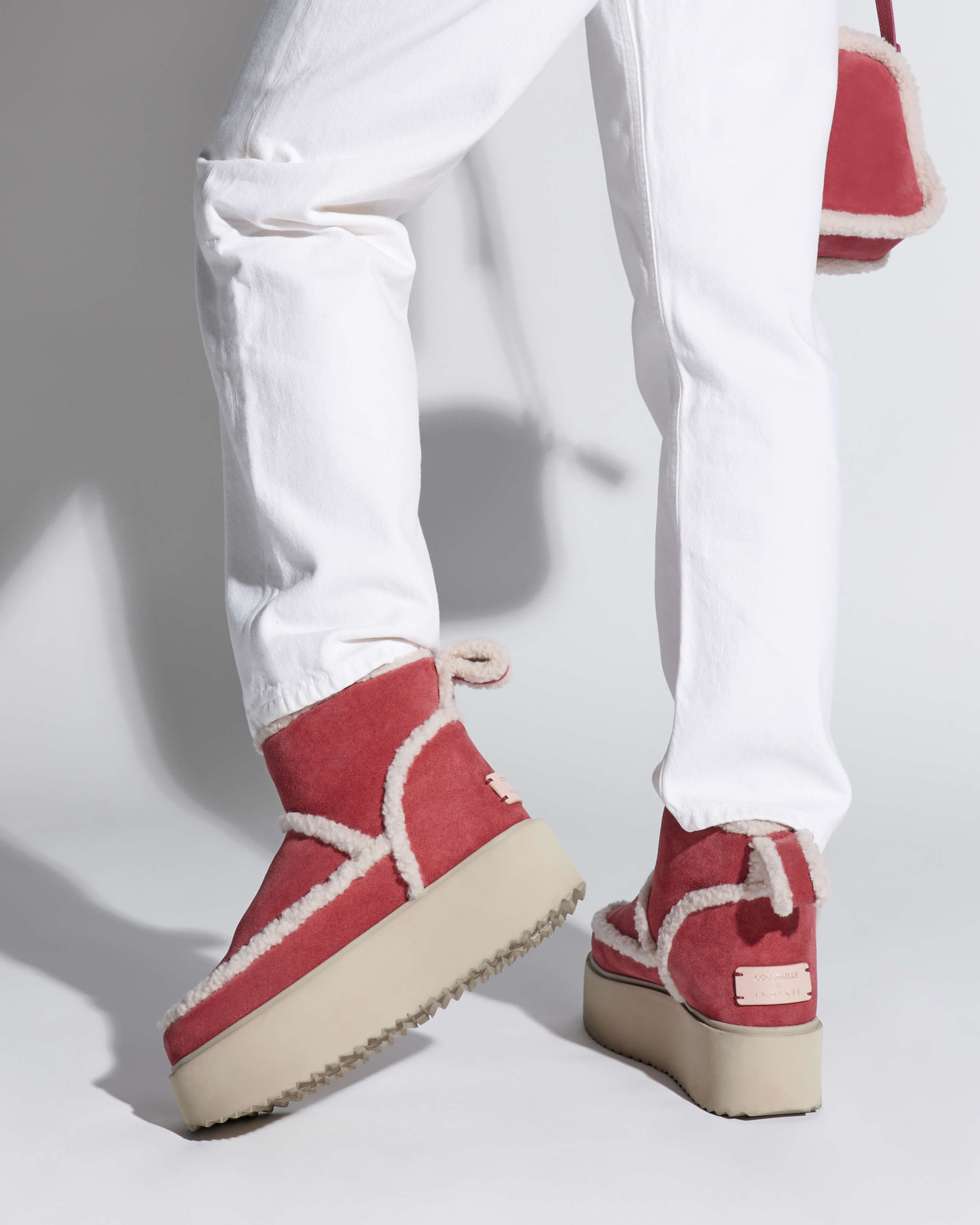 INUIKII x COCCINELLE Classic Low Shearling