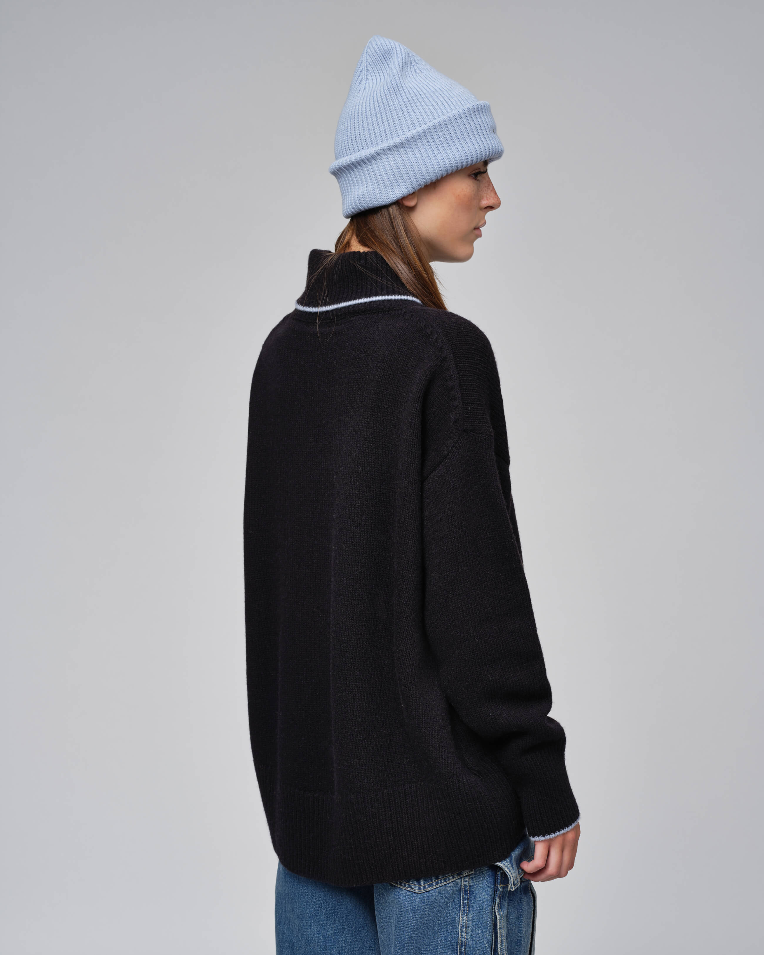 High Neck Strickpullover